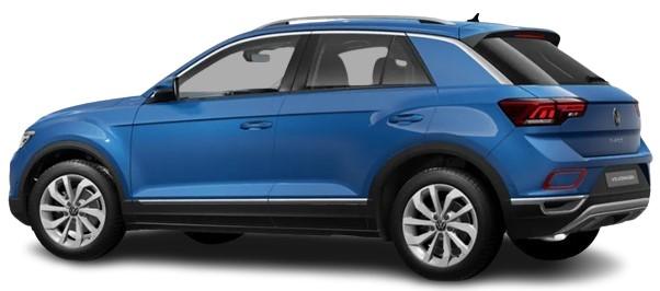 New Volkswagen T-Roc Style 2024 - Ravenna Blue (uk-car-discount.co.uk)