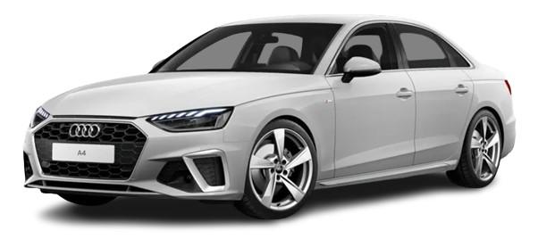 New Audi A4 S Line 2024 in White Paint