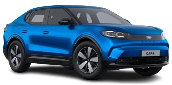 New Ford Capri 2025 in Blue My Mind Paint