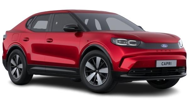 New Ford Capri 2025 in Rapid Red Paint