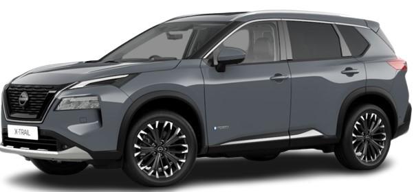New Nissan X-Trail in Ceramic Grey - Side View