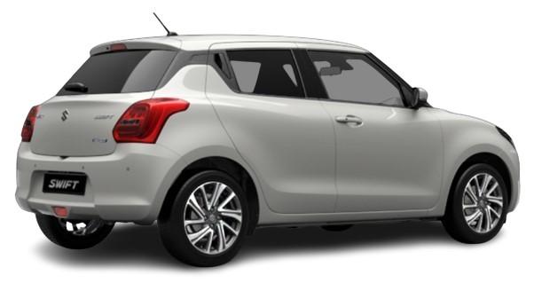 New Suzuki Swift 2024 in Silver - Side View