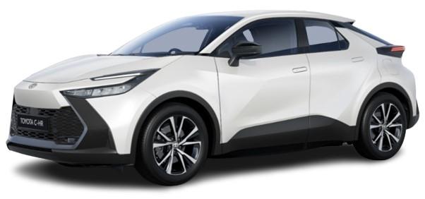 New Toyota C-HR 2024 Model in Platinum White Pearl