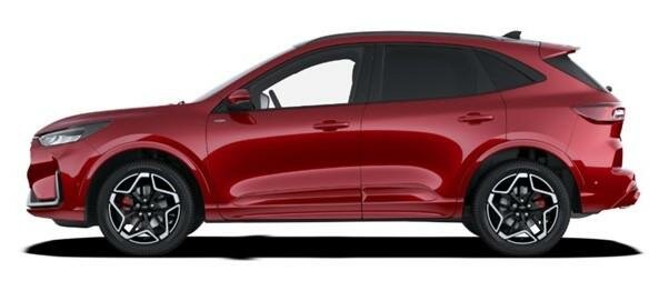 New Ford Kuga 2024 Model in Lucid Red Paint