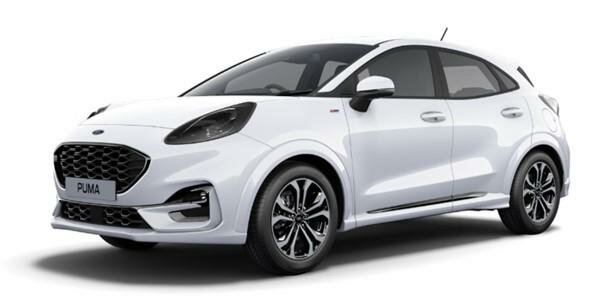 New Ford Puma in Frozen White Paint