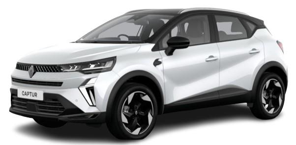 New Renault Capture 2024 in Artic White Paint