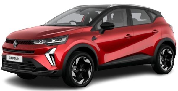 New Renault Captur 2024 in Flame Red