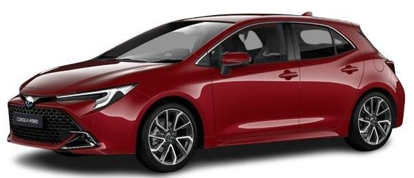 New Toyota Corolla in Scarlett Flare