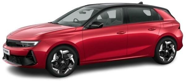 New Vauxhall Astra 2024 in Crimson Red