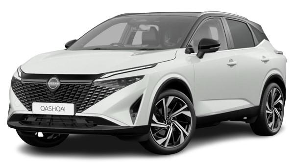 Nissan Qashqai 2024 in White and Black Paint