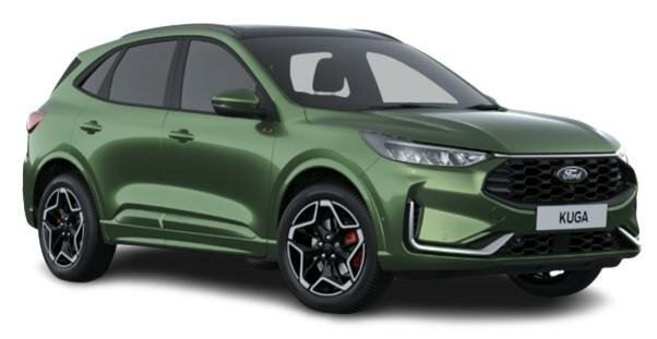 New Ford Kuga 2025 Active Model in Bursting Green (www.uk-car-discount.co.uk)