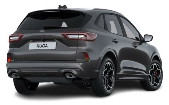 New Ford Kuga 2025 ST-Line X Model in Magnetic Paint - Rear (www.uk-car-discount.co.uk)