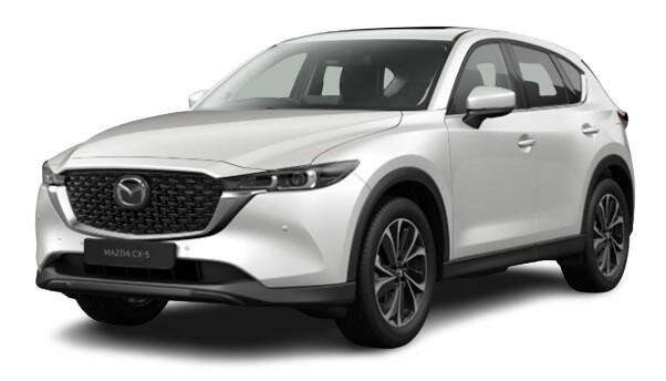 New Mazda CX-5 Exclusive-Line 2025 Model in Rhodium White (www.uk-car-discount.co.uk)