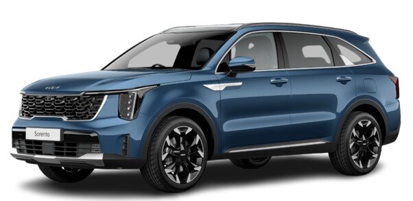 New Kia Sorrento 2025 Model - Mineral Blue (www.uk-car-discount.co.uk)